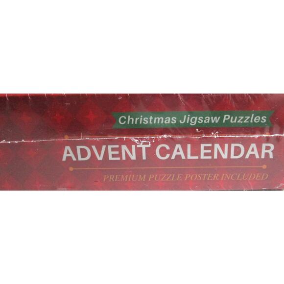 Christmas Advent Calendar Puzzle 1008 Piece Holiday Shop Jigsaw 24 Day Countdown - Picture 4 of 4